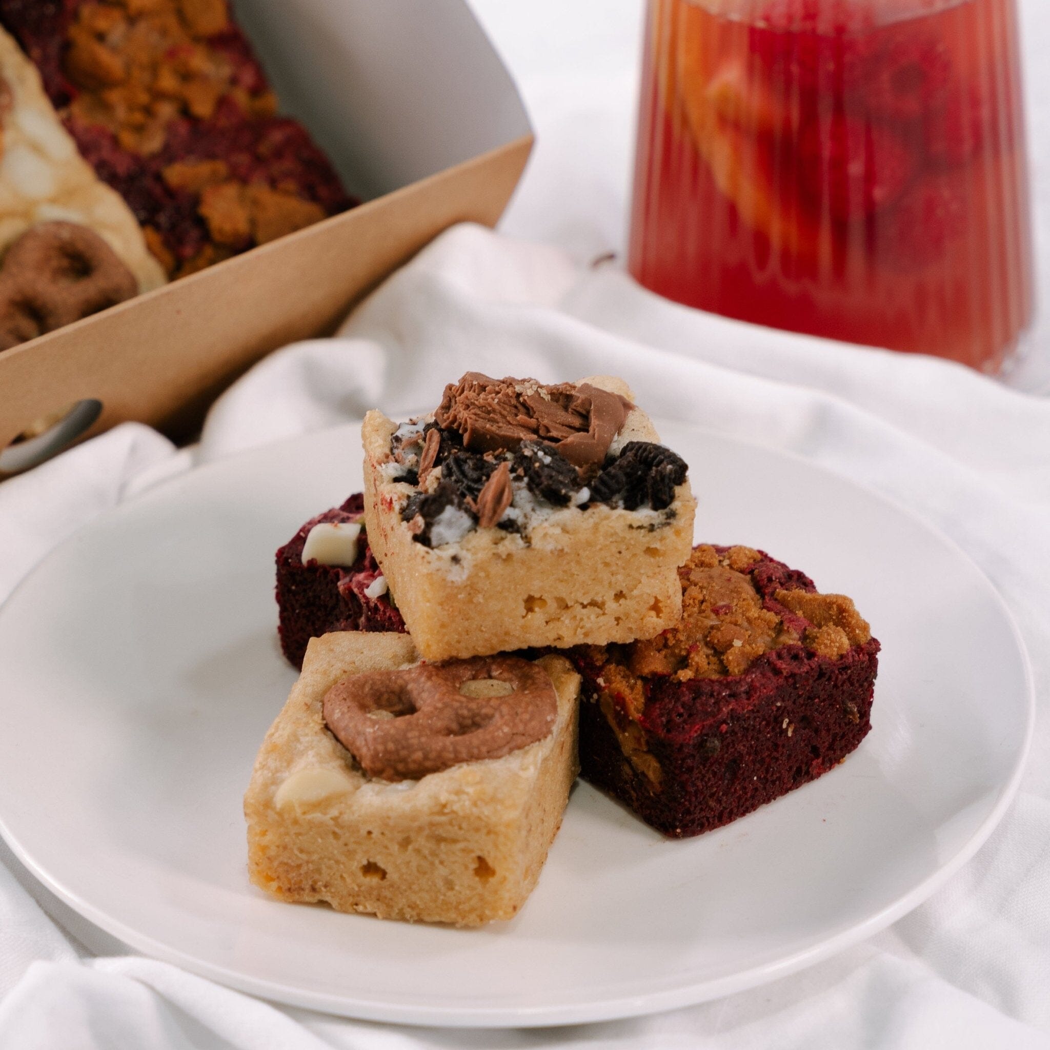 Assorted Brownie & Blondie Box-CATERING IN MELBOURNE-FIG-iPantry-australia