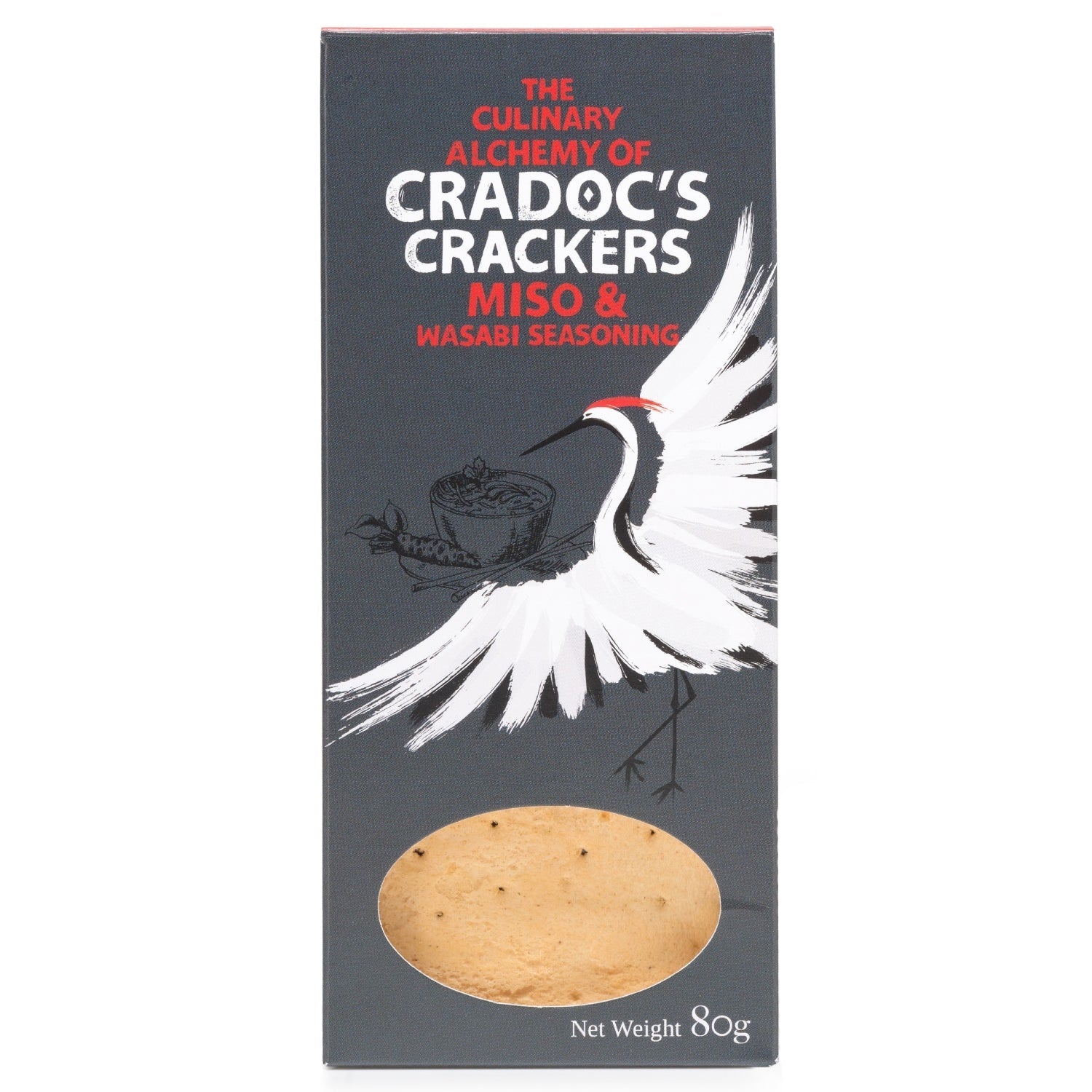 Baked Crackers - Miso & Wasabi - Cradoc's