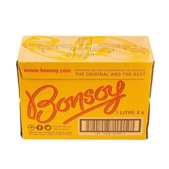 Bonsoy Milk 6x1Lt (Box)-Alt Milks-Bonsoy-iPantry-australia