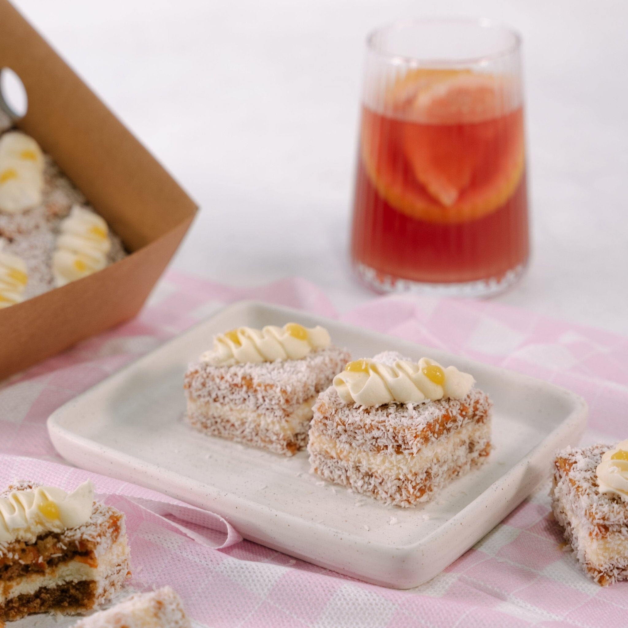 Carrot Cake Lamington-CATERING IN MELBOURNE-FIG-iPantry-australia