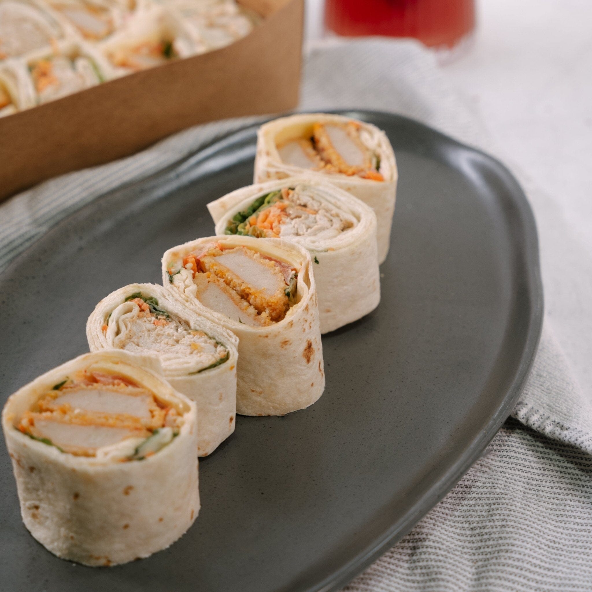 Chicken Wraps Box-CATERING IN MELBOURNE-FIG-iPantry-australia