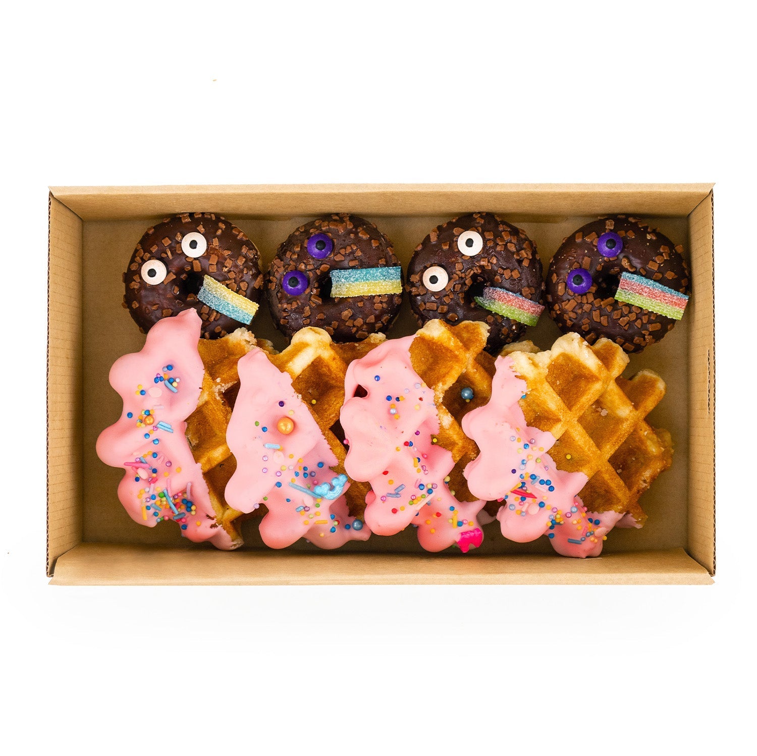 Choco Smiles & Pink Waffle Bites - FIG