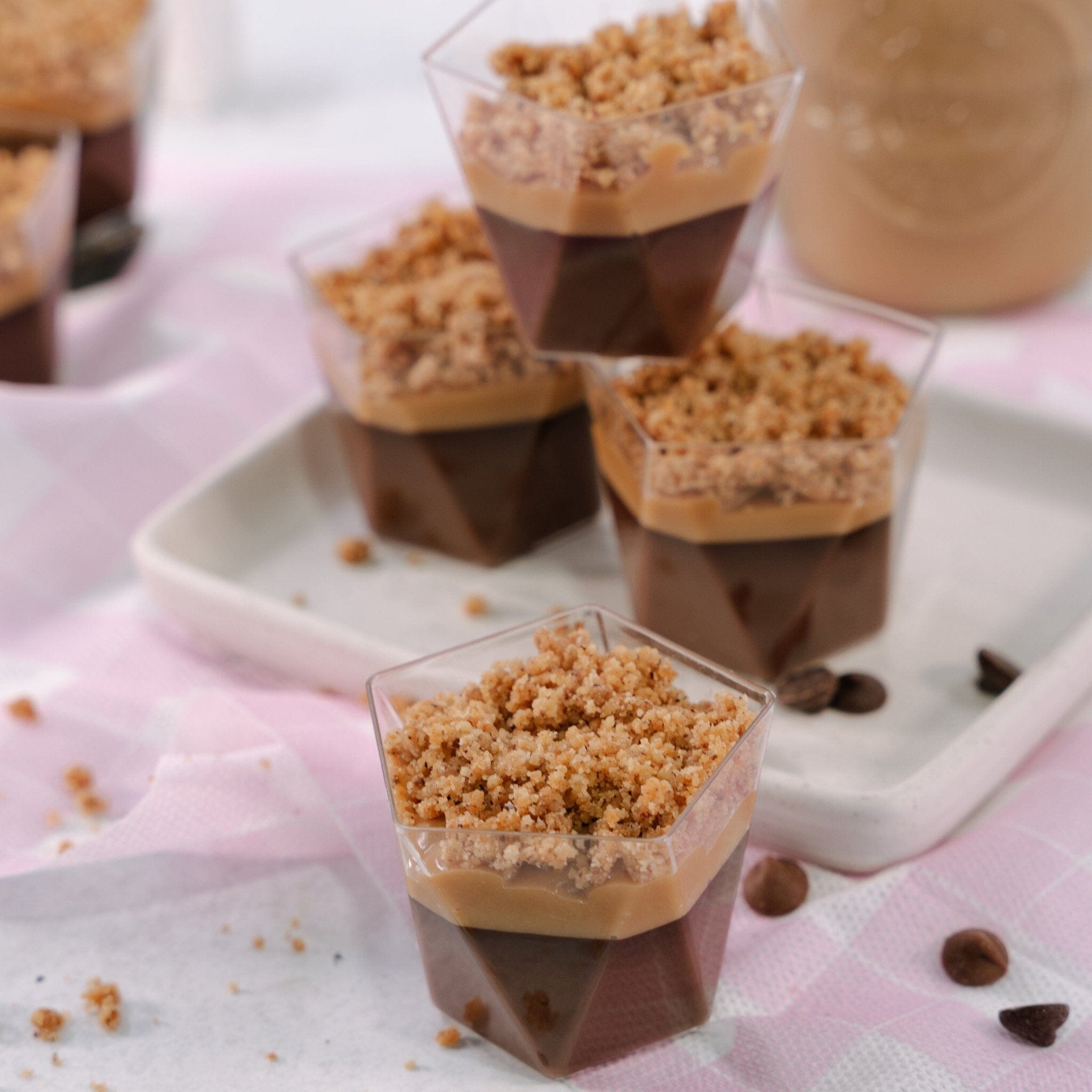 Chocolate Custard Noisette Crumb Verrine-CATERING IN MELBOURNE-FIG-iPantry-australia