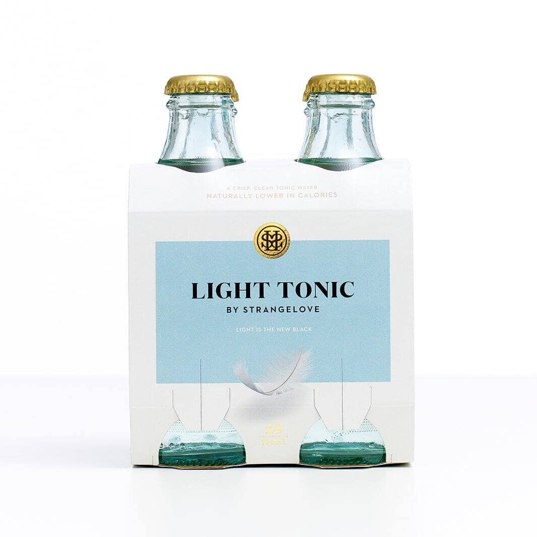 Light Tonic Mixer 180ml x (4 Pack) - (exp 07.04.24)-Beverages-StrangeLove-iPantry-australia