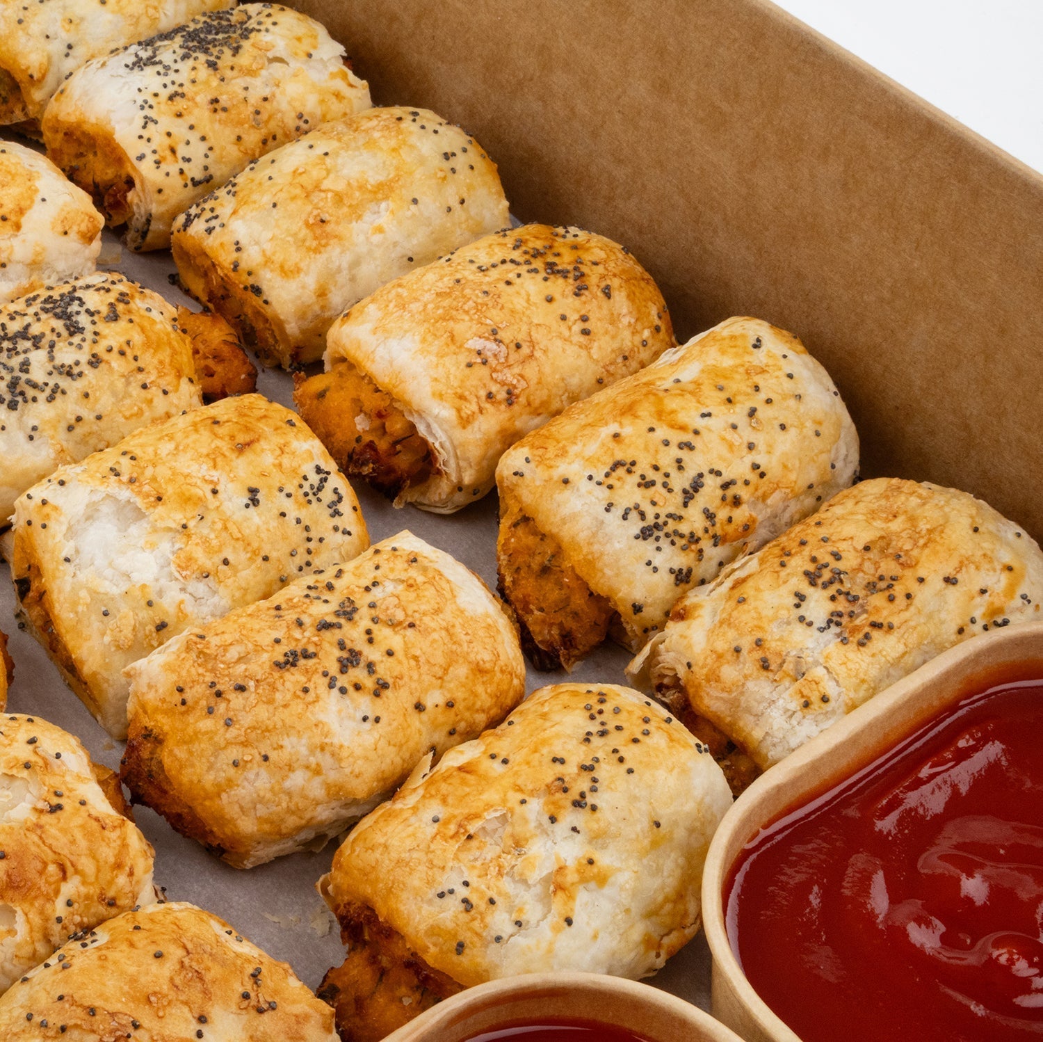 Mega Veggie Sausage Roll Party Platter - FIG