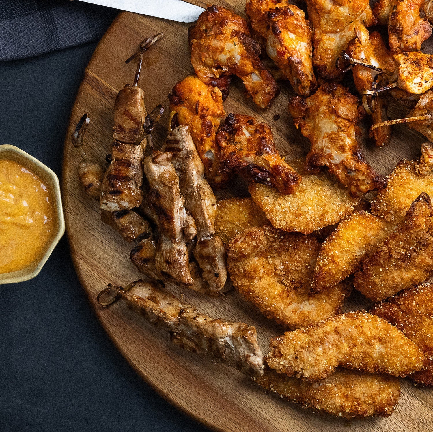 Monster Chicken Skewer Party Platter - FIG