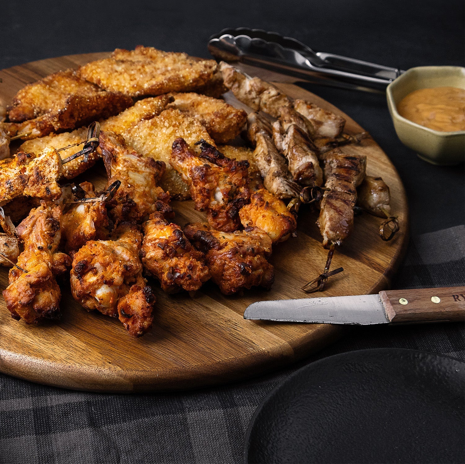 Monster Chicken Skewer Party Platter - FIG