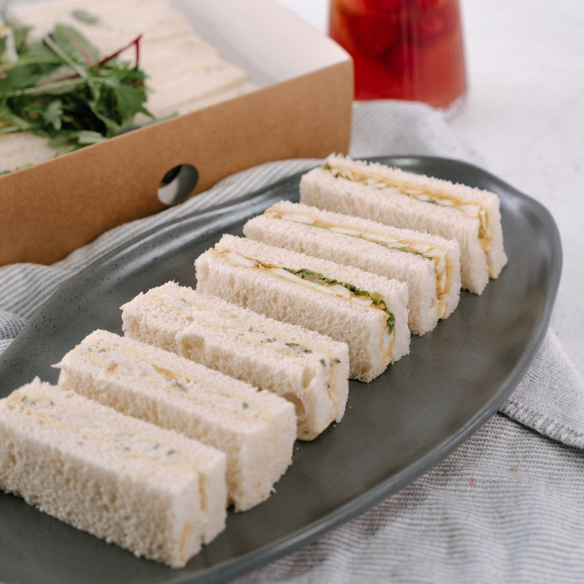 Ribbon Sandwich Box-CATERING IN MELBOURNE-FIG-iPantry-australia