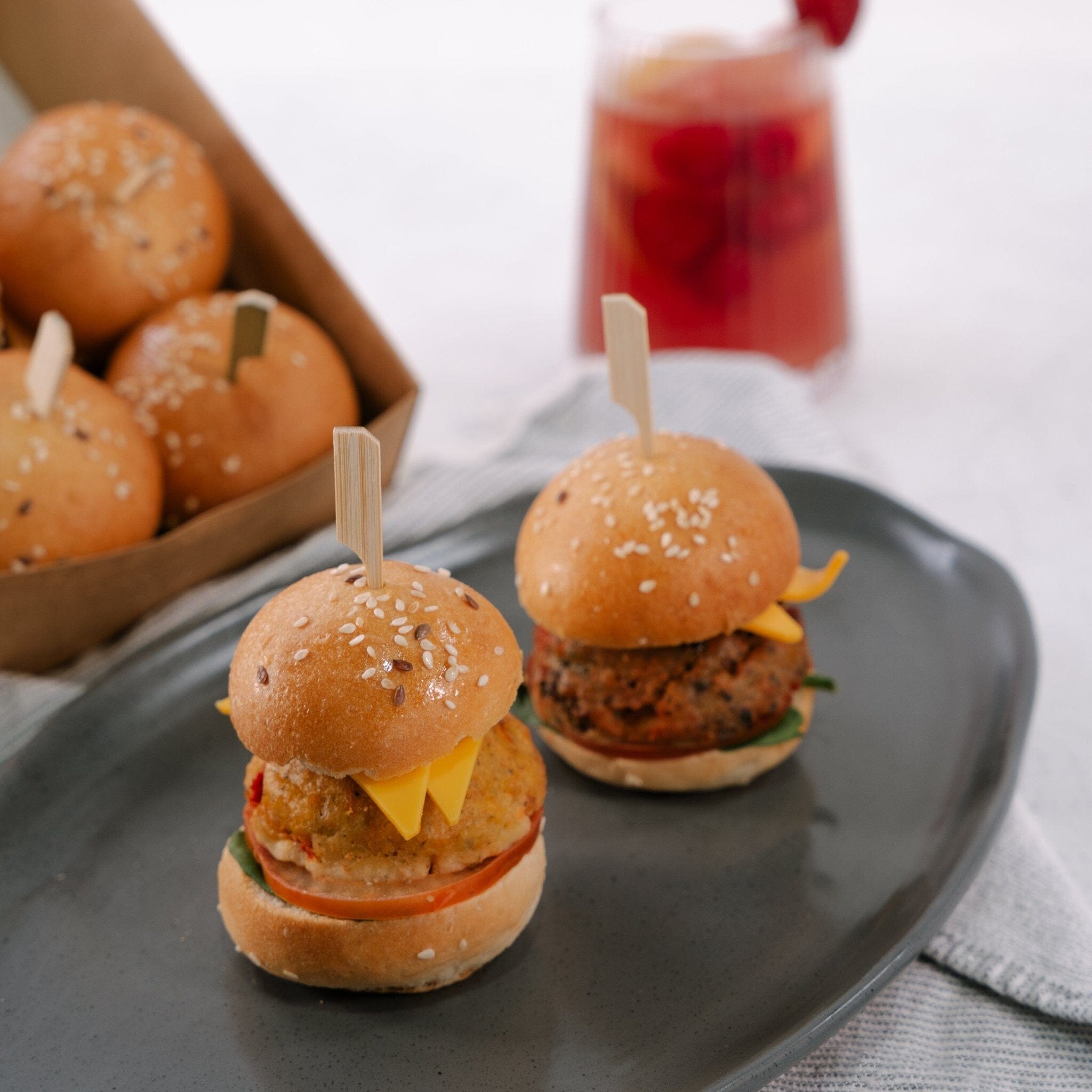 Vegetarian Slider Box-CATERING IN MELBOURNE-FIG-iPantry-australia