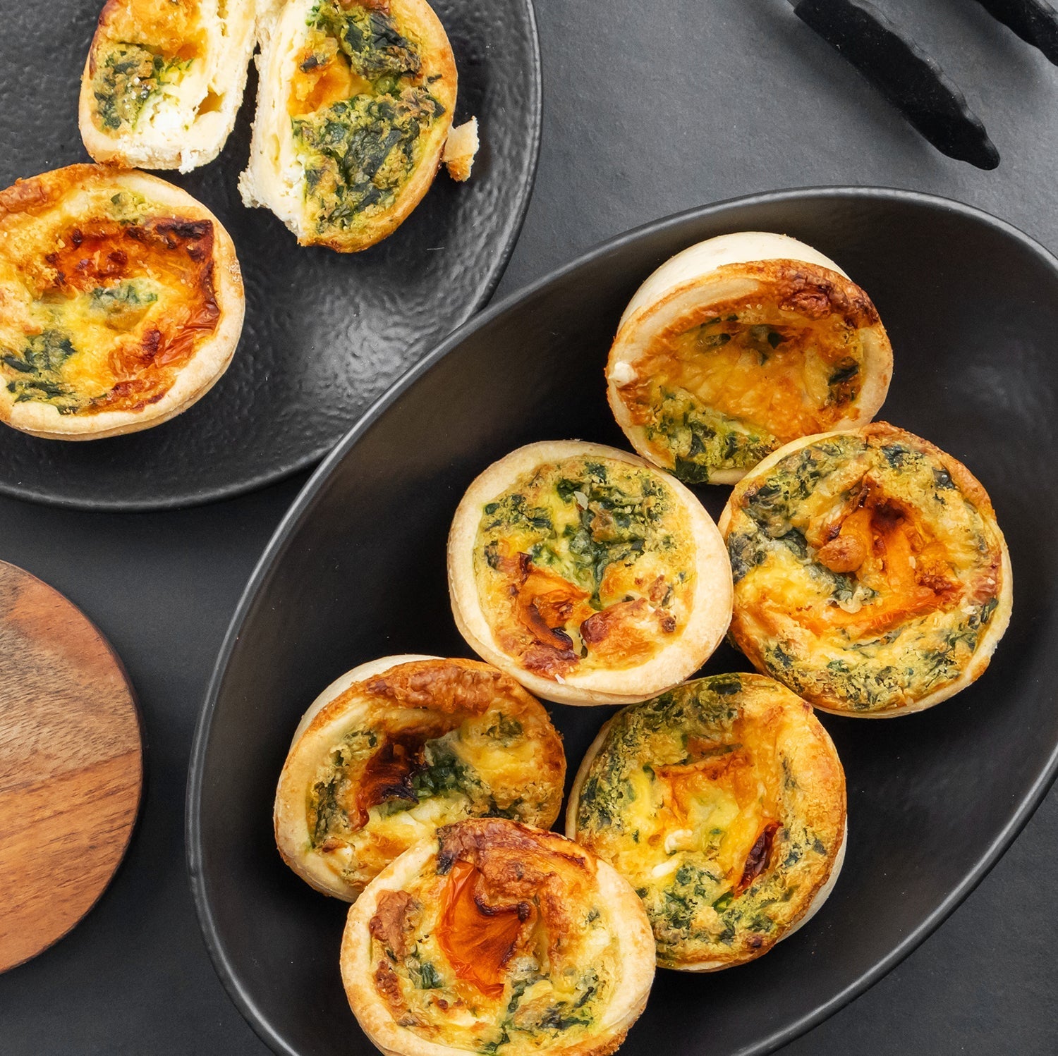 Veggie Delight Quiche Bites - FIG